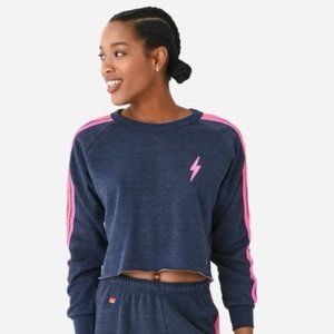 Aviator Nation's Bolt Cropped Crewneck